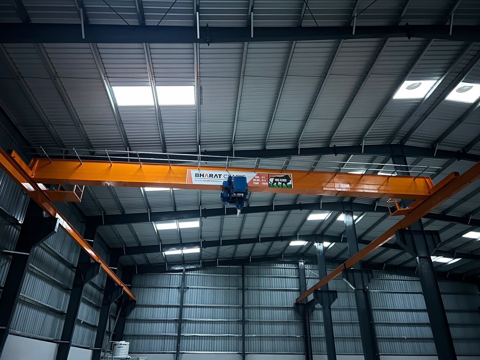5T Single Girder EOT Crane Delivered to Giga Forge Pvt Ltd, Wasuli | Bharat Cranes